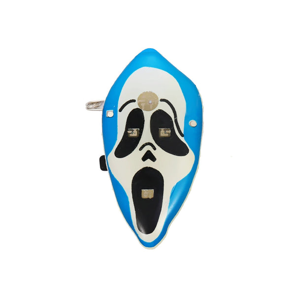 Exaggerated Halloween Luminous Acrylic Brooch With Funny Led Cartoon Ghost Bat Pumpkin Head Badge Electroplated Costume Accessories