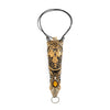 Exaggerated Handmade Alloy Pendant Ribbon Fabric Necklace With Flower Animal Zodiac Geometric Pattern For Women