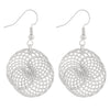 Exaggerated Niche Retro Geometric Metal Winding Earrings For Women With Electroplating Treatment