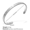 Exaggerated Personality Allmatch Open Bracelet 316L Stainless Steel Inlaid Round Zircon Marine Style Electroplated