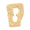 Exaggerated Punk Open Ring Female Retro Geometric Irregular Hollow Alloy Electroplated Ring