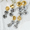 Exaggerated Shiny Pleated Round Tassel Dangle Geometric Stainless Steel Electroplated Women's Earrings