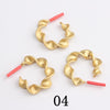 Exaggerated Simple Alloy Geometric Chain Circle Ear Pin Handmade Electroplated Earrings Accessories