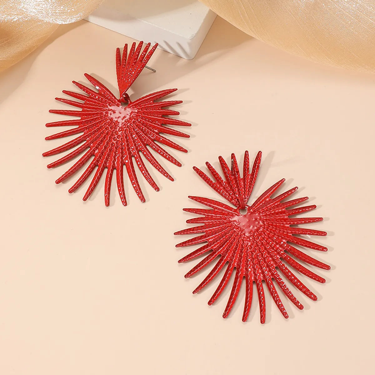 Exaggerated Sun Arylic Women'S Drop Earrings