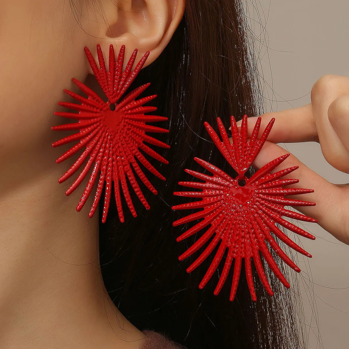 Exaggerated Sun Arylic Women'S Drop Earrings