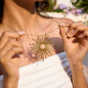 Exaggerated Titanium Steel And Stainless Steel Women's Jewelry Necklace With Geometric Shape And Electroplating Design