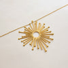 Exaggerated Titanium Steel And Stainless Steel Women's Jewelry Necklace With Geometric Shape And Electroplating Design