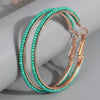 Exaggerated Vacation Round Seed Bead Ferroalloy Women'S Hoop Earrings