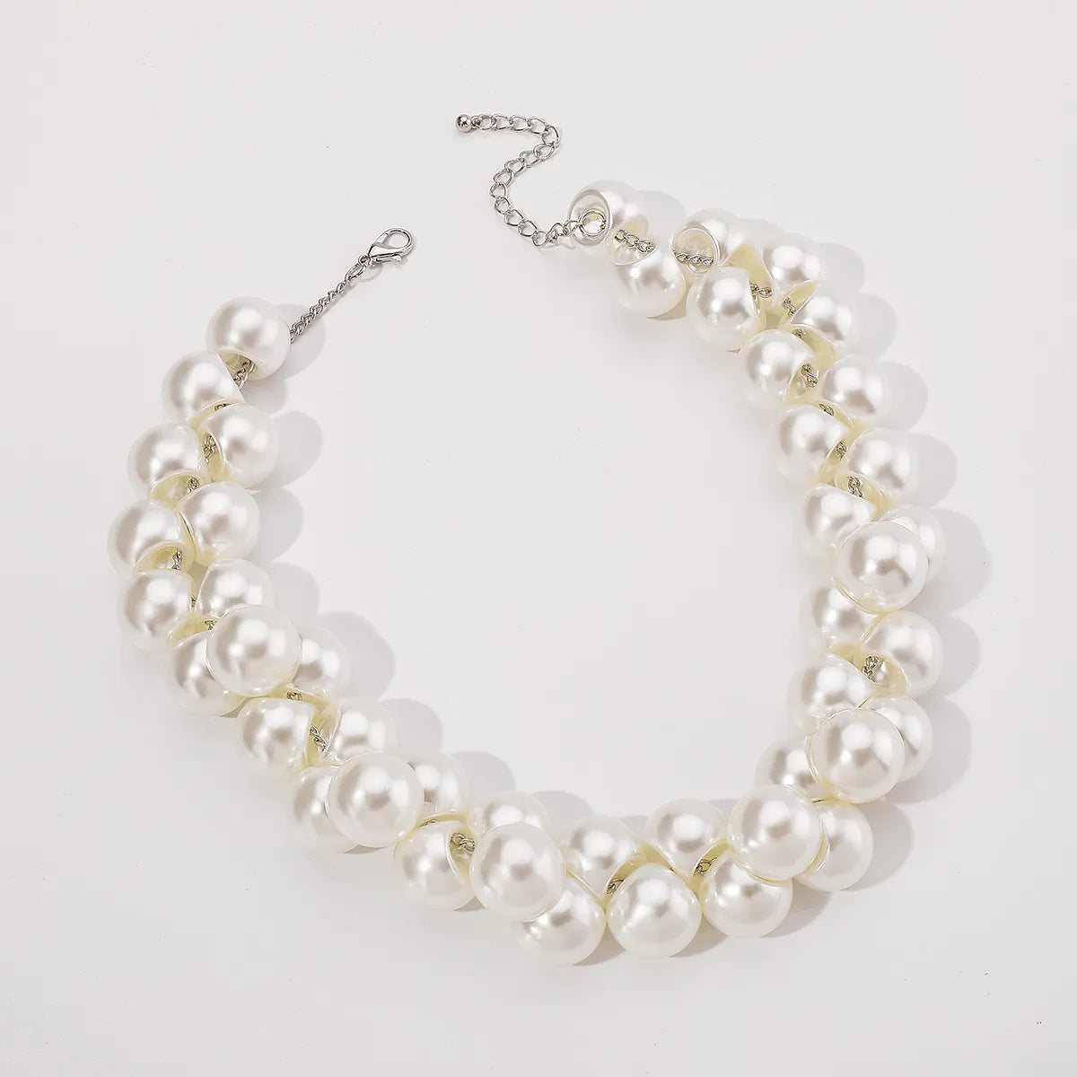 Exaggerated Wedding Geometric Imitation Pearl Wholesale Necklace