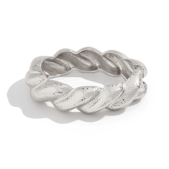 Exaggerated Widebrimmed Glitted Hammer Irregular Alloy Bracelet Electroplated