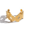 Exaggerated Widefaced Golden Butterfly Stitching Stainless Steel Electroplated Bracelet Jewelry Accessories