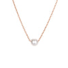 Explosion Accessories Simple Pearl Pendant Stainless Steel Gold-plated Necklace Clavicle Chain Distribution Wholesale Gooddiy