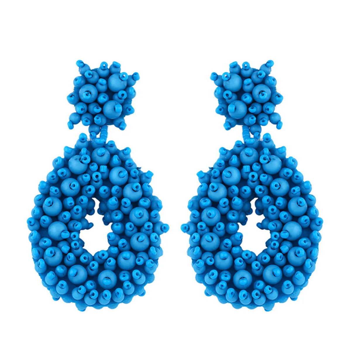 Fashion Water Droplets Alloy No Inlaid Earrings