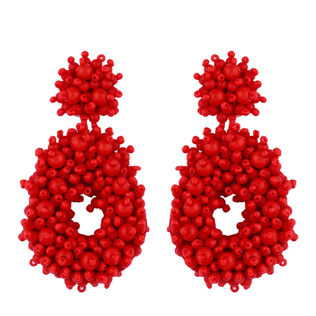 Fashion Water Droplets Alloy No Inlaid Earrings