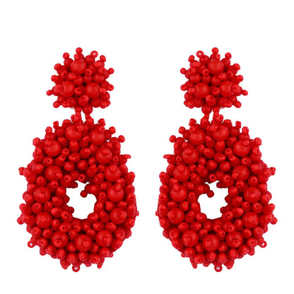 Fashion Water Droplets Alloy No Inlaid Earrings