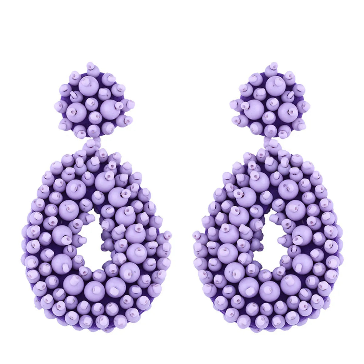 Fashion Water Droplets Alloy No Inlaid Earrings