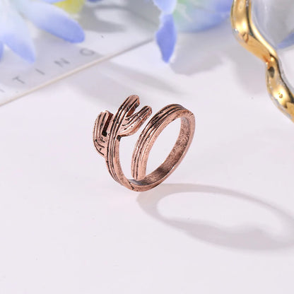 Explosion Models Ring Finger Ring Jewelry Personality Opening Ring Cactus Ring Unisex Ring Wholesale