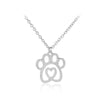 Explosion Necklace Clavicle Chain Simple Creative New Hollow Love Dog Claw Pendant Necklace Wholesale Gooddiy