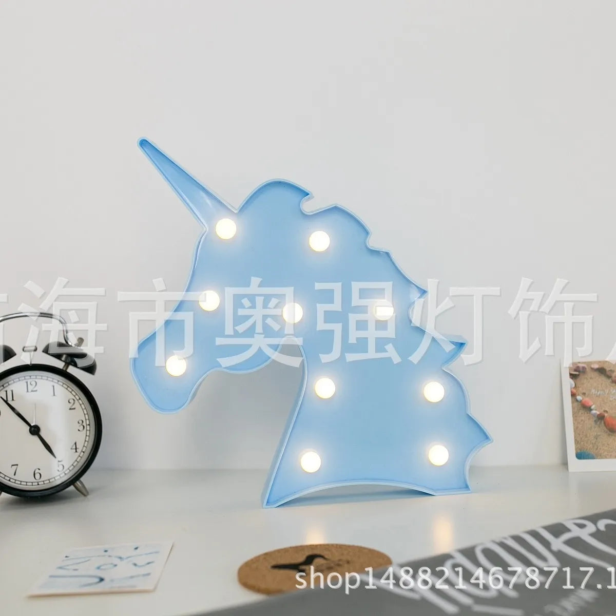 Explosions Korean Chic Wind Led Flamingo Cactus Pineapple Cloud Decorative Table Lamp Letter Nightlight