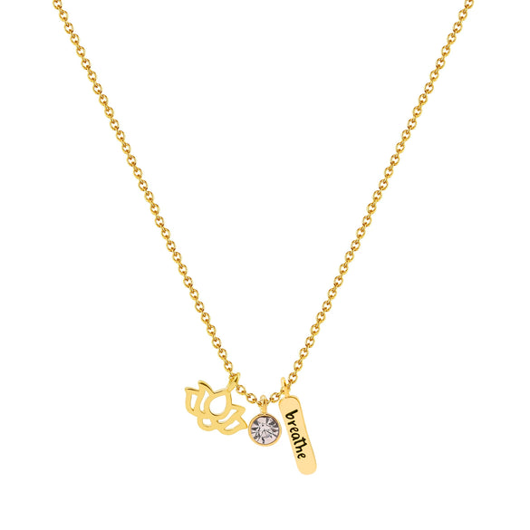 Exquisite Alloy Pendant Thin Necklace With Anchor Heart Wings Letter Charm Electroplated Gold O Chain For Couples