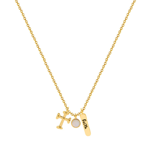 Exquisite Alloy Pendant Thin Necklace With Anchor Heart Wings Letter Charm Electroplated Gold O Chain For Couples