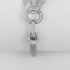 Exquisite Cheetah S925 Silver Microinlaid Zircon Light Luxury Women's Simple Geometric Bracelet