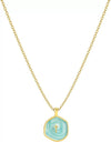 Exquisite Simple Copper Electroplated Cross Necklace With Geometric Pendant For Women In Old Money Style
