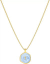 Exquisite Simple Copper Electroplated Cross Necklace With Geometric Pendant For Women In Old Money Style