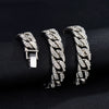 Extra Large Thick Alloy Cuban Chain Necklace Geometric Electroplated Hip Hop Street Style Unisex Jewelry