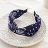 Fabric Crosswrap Hairband For Women Seiko Design