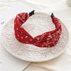 Fabric Crosswrap Hairband For Women Seiko Design