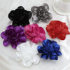 Fabric Flower Handmade Brooch And Duck Bill Clip For Women