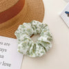 Fabric Fresh Broken Flower Handmade High Elastic Hair Ring Hair Accessories For Female