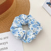 Fabric Fresh Broken Flower Handmade High Elastic Hair Ring Hair Accessories For Female