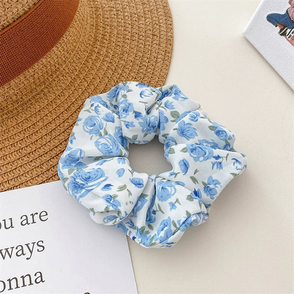 Fabric Fresh Broken Flower Handmade High Elastic Hair Ring Hair Accessories For Female