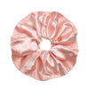 Fabric Hair Accessories Wood Edge Pleated Colon Ring Oversized Flower Bud Ring Handmade