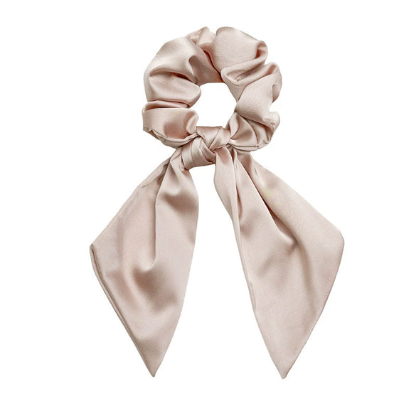 Fabric Handmade Elegant High Elasticity Pony Tail Ribbon Hair Ring Butterfly Hair Rope