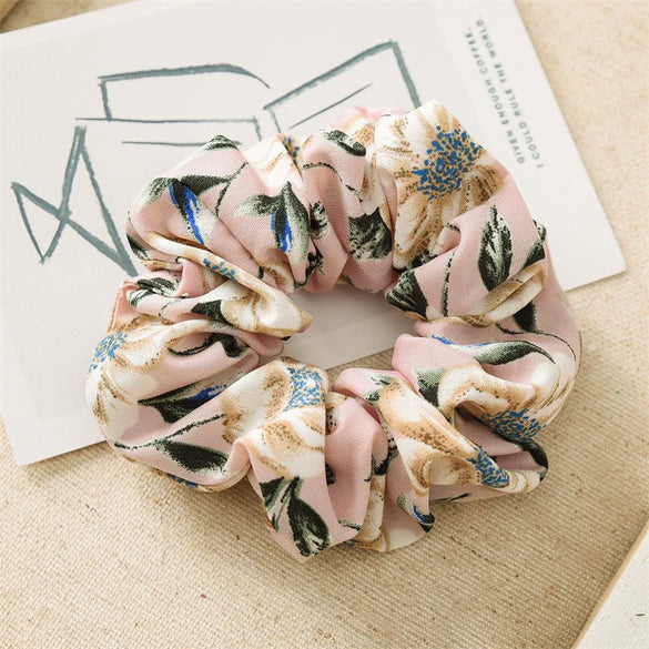 Fabric Handmade Floral Women's Hair Ring