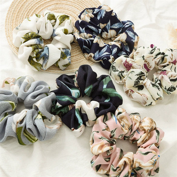 Fabric Handmade Floral Women's Hair Ring