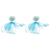 Fabric Handmade Flower Shape Women's Vacation Style Earrings