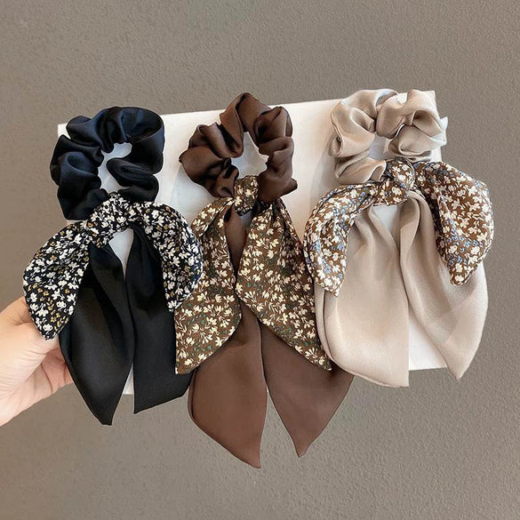 Fabric Handmade Hair Accessories With High Elasticity And Plants Flowers Style For Women