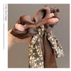 Fabric Handmade Hair Accessories With High Elasticity And Plants Flowers Style For Women