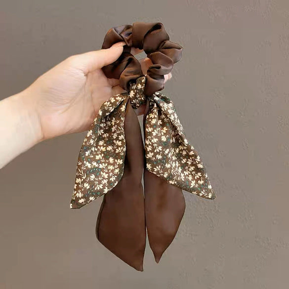 Fabric Handmade Hair Accessories With High Elasticity And Plants Flowers Style For Women