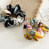 Fabric Handmade High Elastic Tricolor Striped Hair Ring Hair Accessories For Women