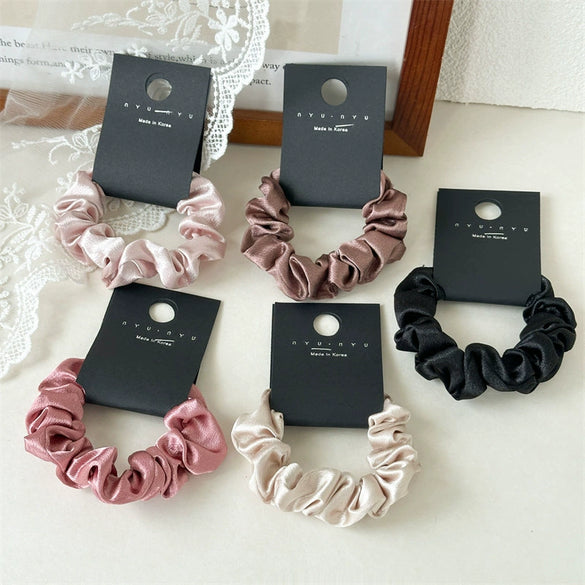 Fabric Handmade High Elasticity Simple Elegant Hair Tie For Women