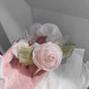 Fabric Handmade Rose Flower Girls' Hair Rope Ponytail Hair Band