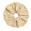 Fabric Handmade Striped Scrunchie Hair Accessory For Ponytail And Hair Bun