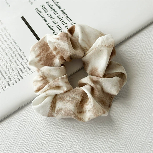 Fabric Handmade Tiedyed Large Intestine Hair Ring Hair Accessories