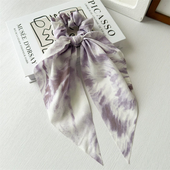 Fabric Handmade Tiedyed Large Intestine Hair Ring Hair Accessories