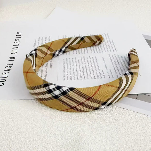 Fabric Handmade Women's Blue Bow Headband